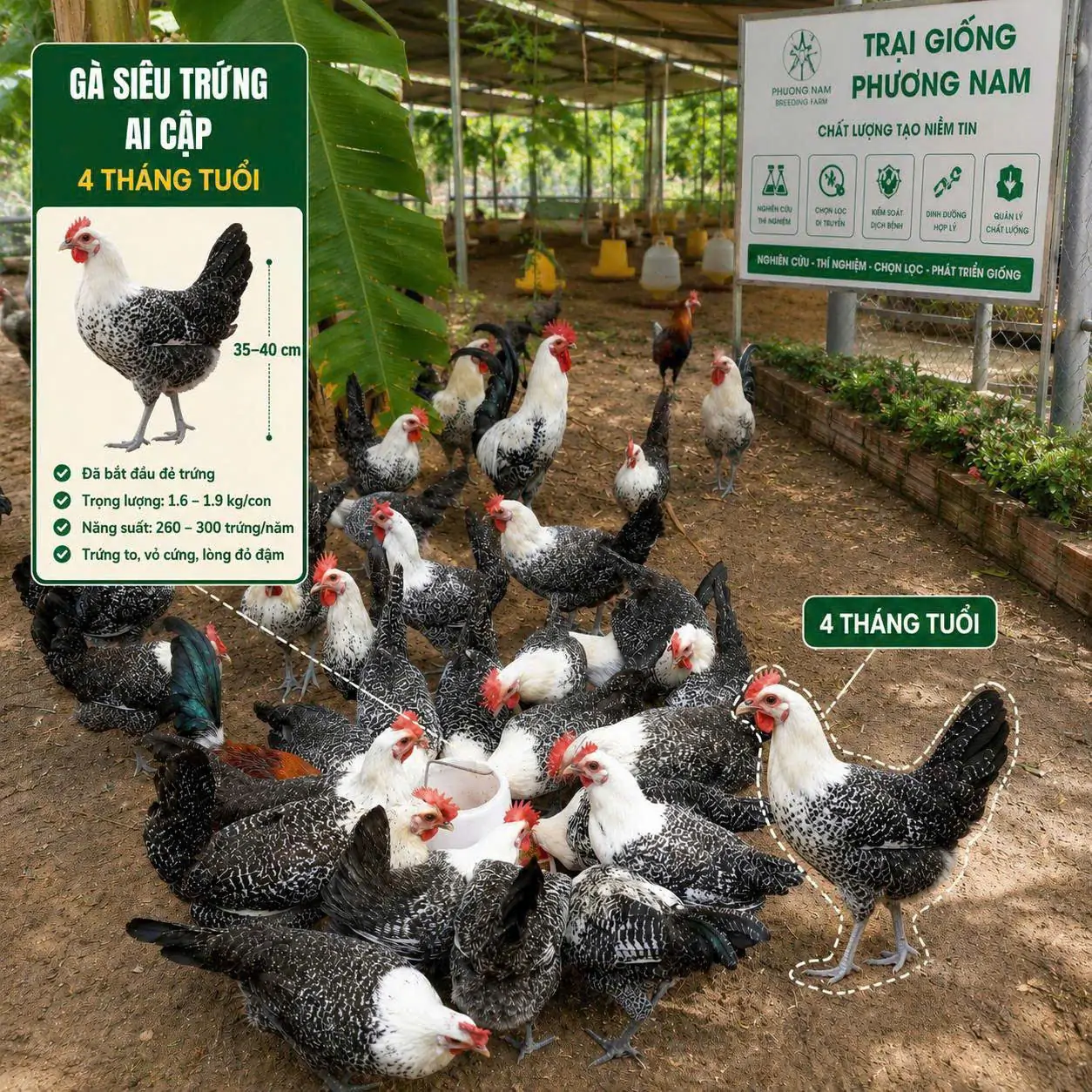 Kỹ thuật nuôi gà Ai Cập siêu trứng