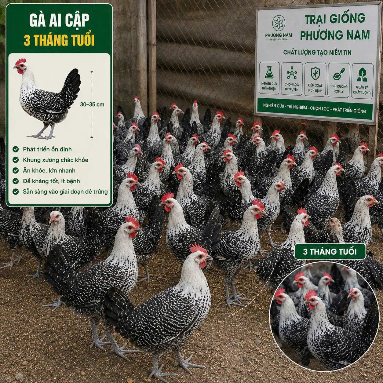 Gà Ai Cập Bao Lâu Đẻ