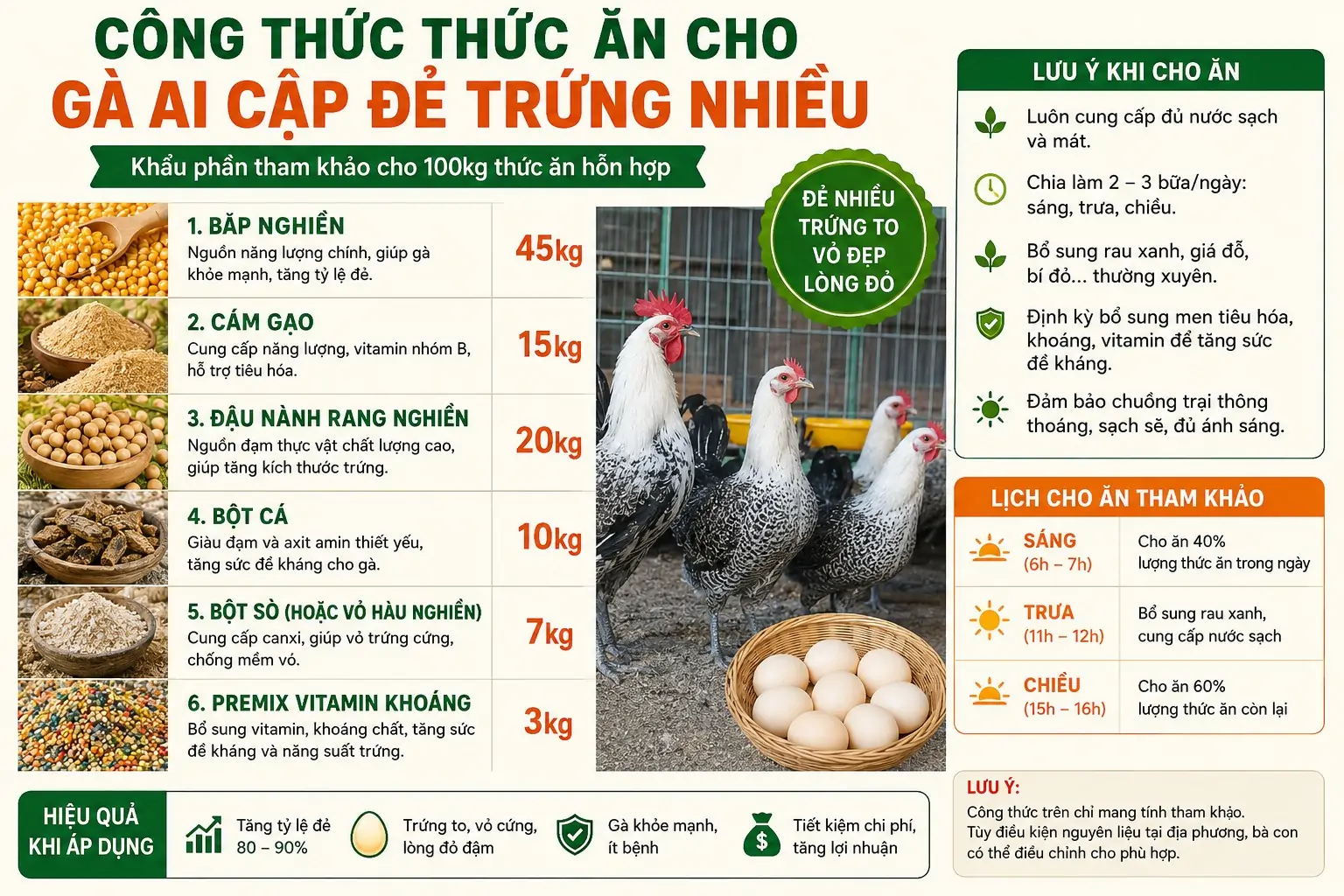 Thức Ăn Cho Gà Ai Cập