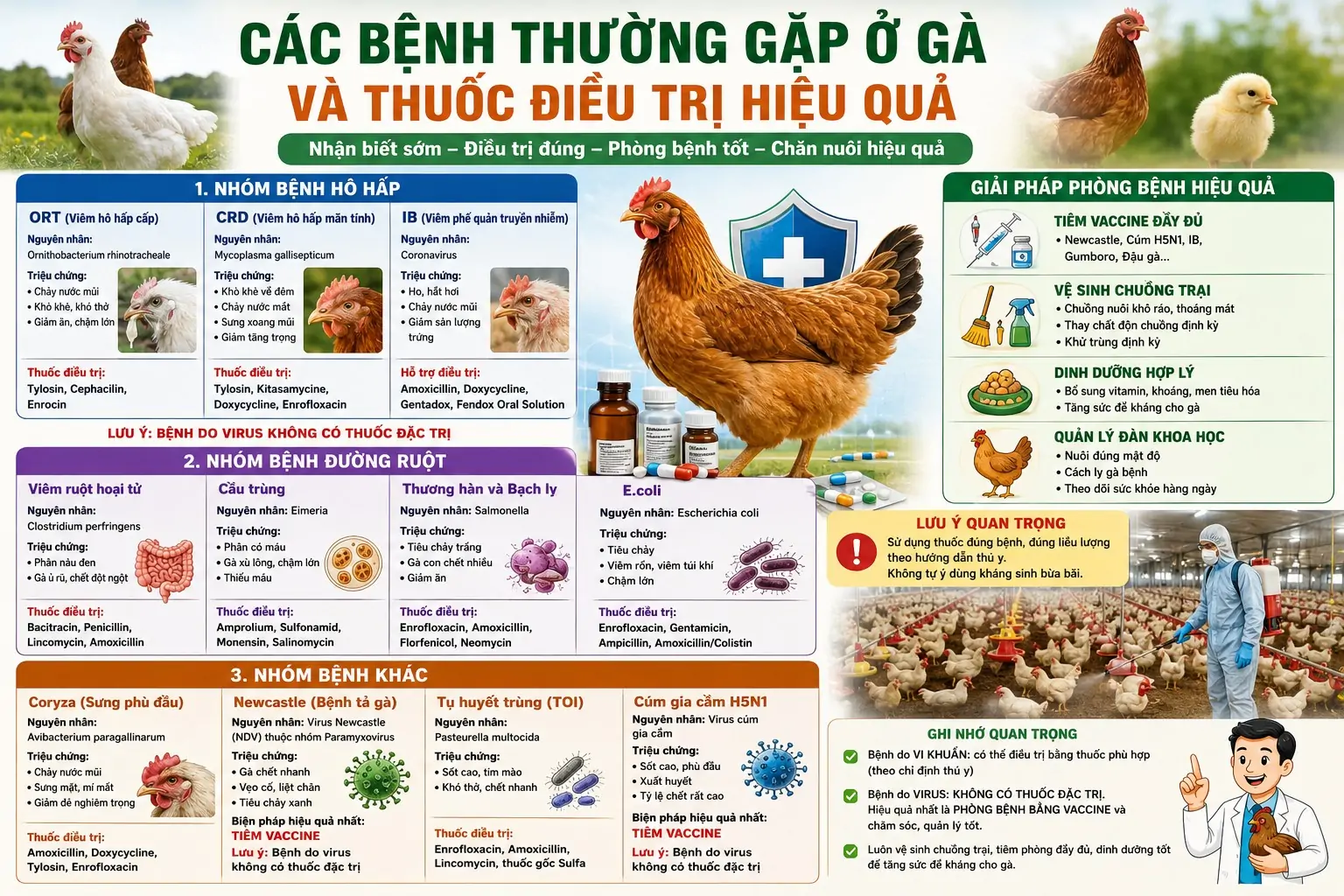 Cách Phòng Bệnh Newcastle Trên Gà Hiệu Quả