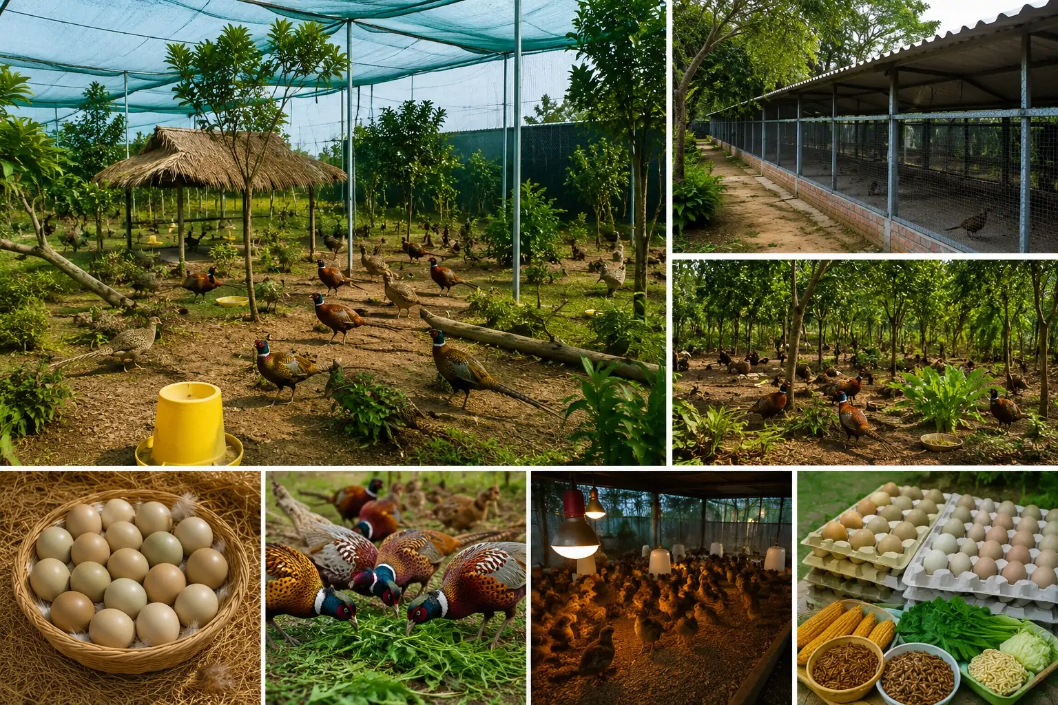 Nuôi Chim Trĩ Theo Hướng “Organic Bán Hoang Dã”