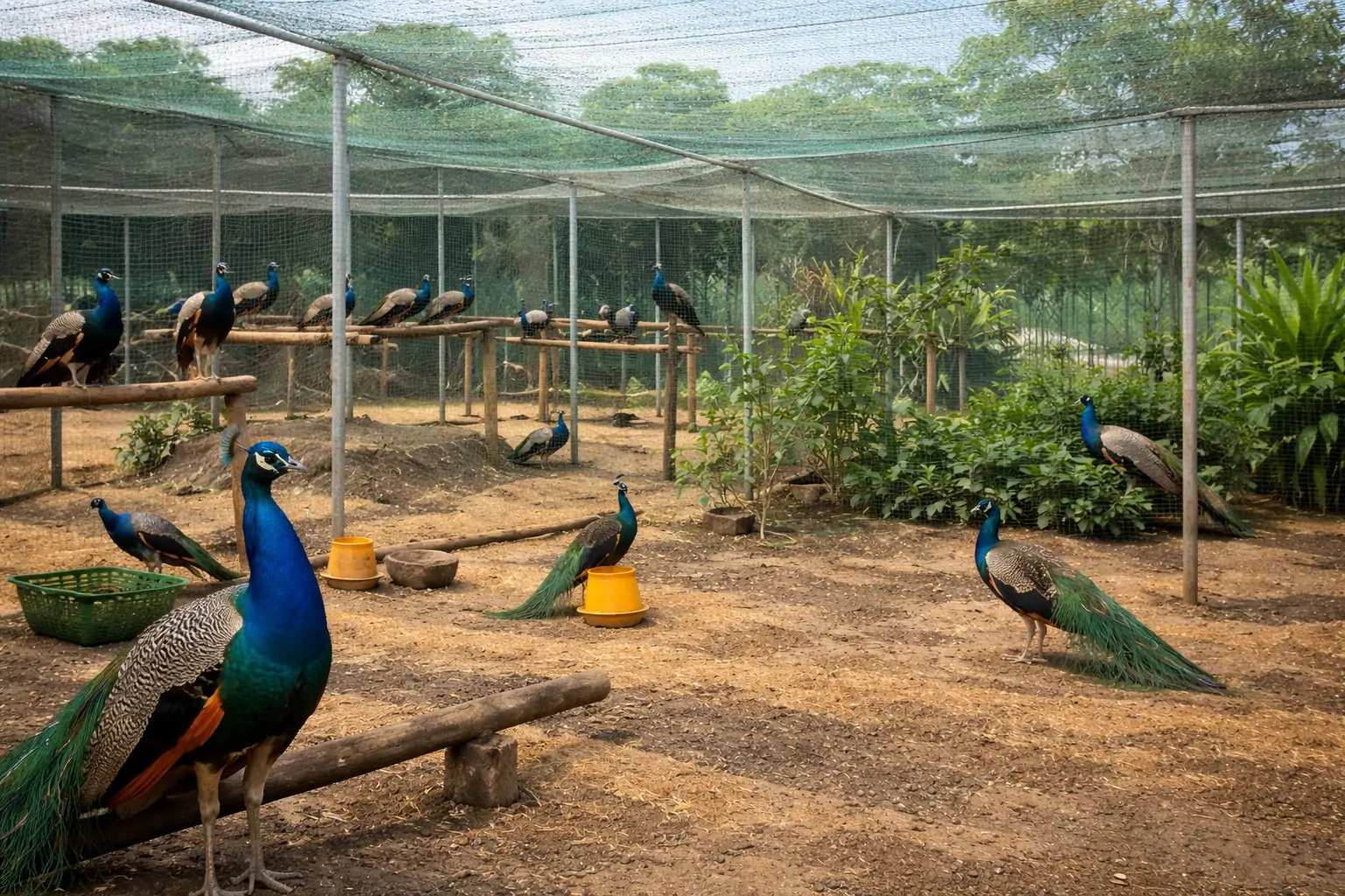 Kỹ thuật nu&ocirc;i chim c&ocirc;ng sinh sản cho người mới bắt đầu