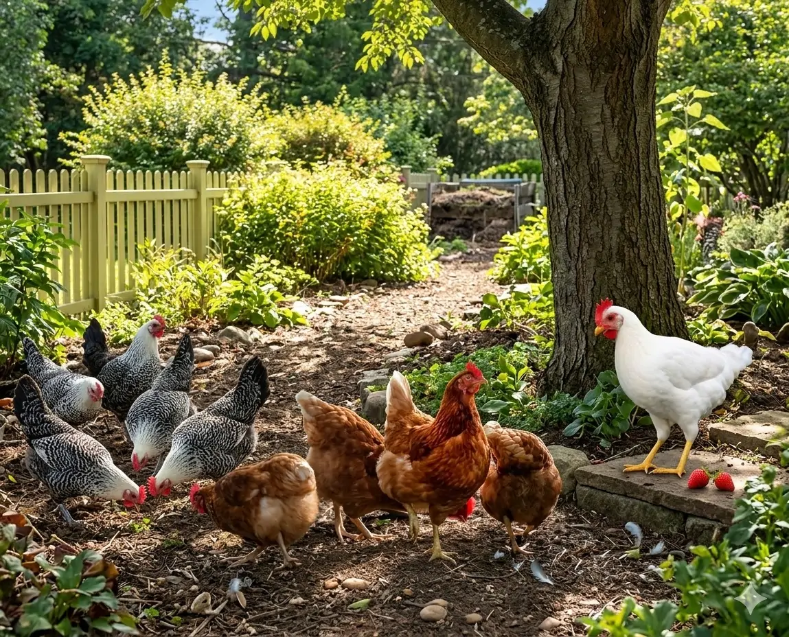 Nuôi Gà Trồng Rau Trên Sân Thượng