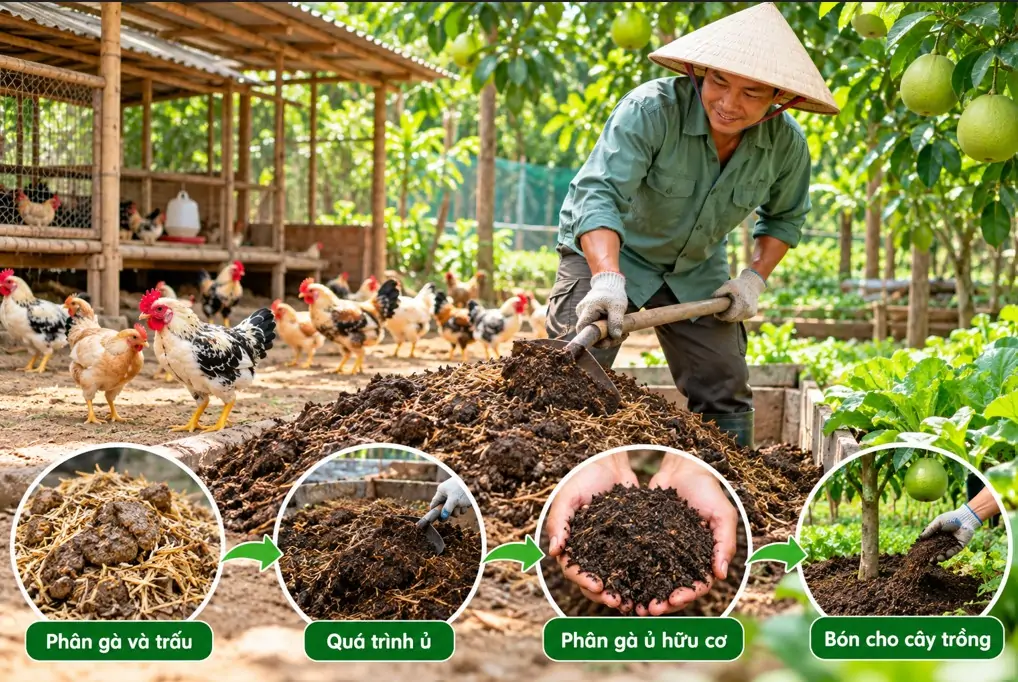 Mô hình chuồng nuôi thỏ New Zealand tự động hóa cho ăn & nước uống